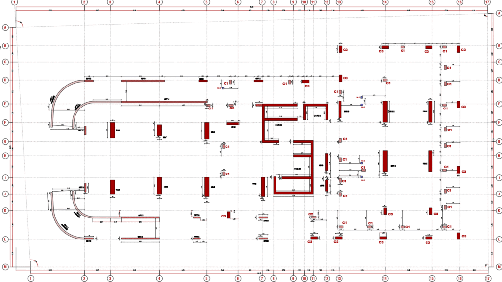 Column &Axis From Base