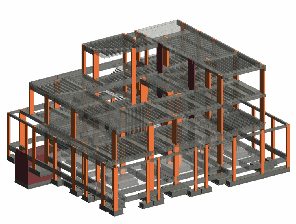 خدمة التصميم الإنشائي لفيلا سكنية – Bracing Engineering Consultant | بريسينج للاستشارات الهندسية
