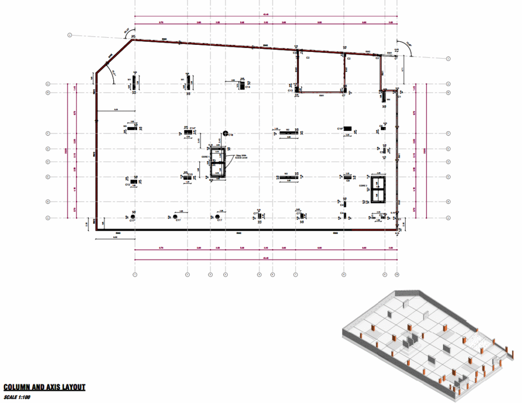 خدمة التصميم الإنشائي لعمارة 10 أدوار – Bracing Engineering Consultant | بريسينج للإستشارات الهندسية