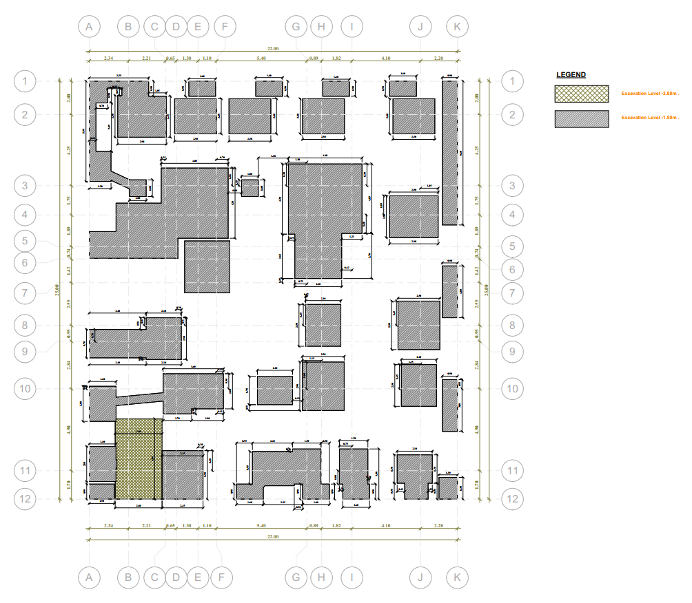 خدمة التصميم الإنشائي لفيلا سكنية – Bracing Engineering Consultant | بريسينج للاستشارات الهندسية