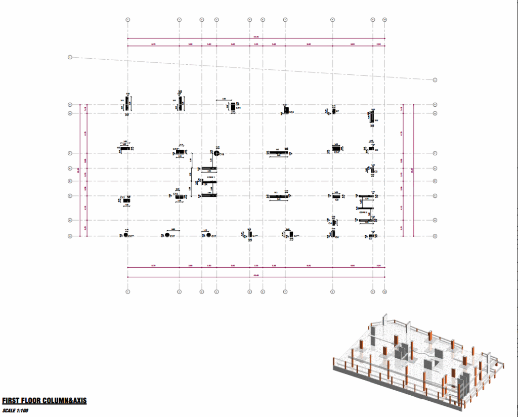 خدمة التصميم الإنشائي لعمارة 10 أدوار – Bracing Engineering Consultant | بريسينج للإستشارات الهندسية