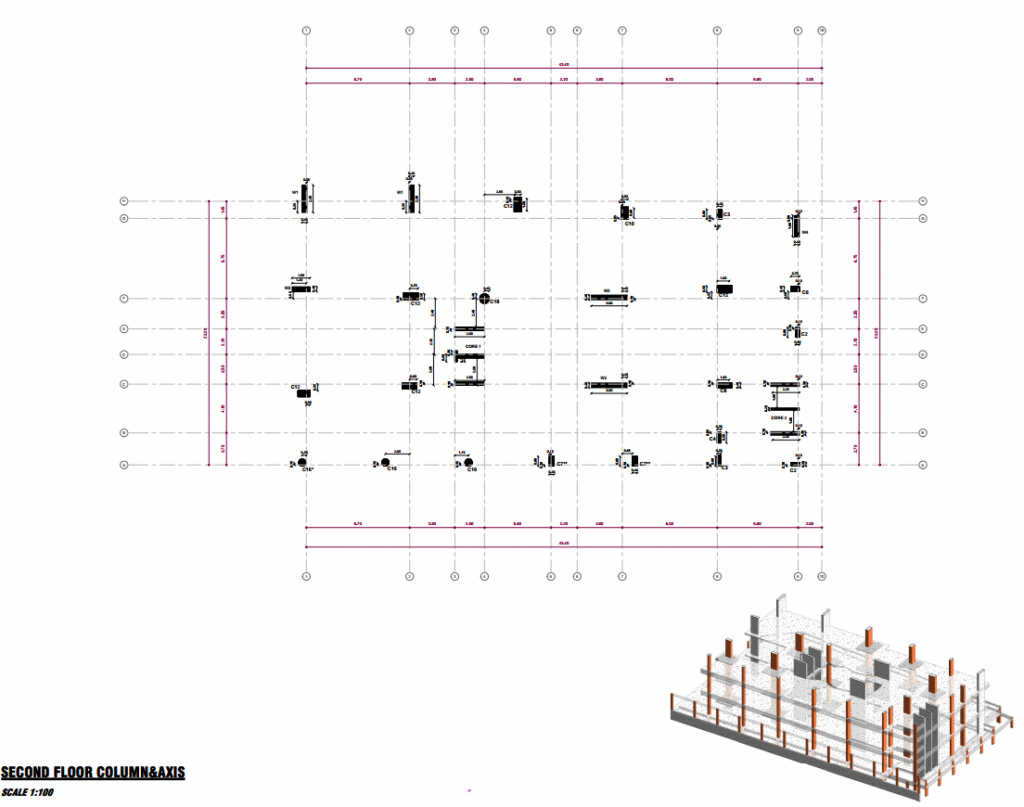 خدمة التصميم الإنشائي لعمارة 10 أدوار – Bracing Engineering Consultant | بريسينج للإستشارات الهندسية