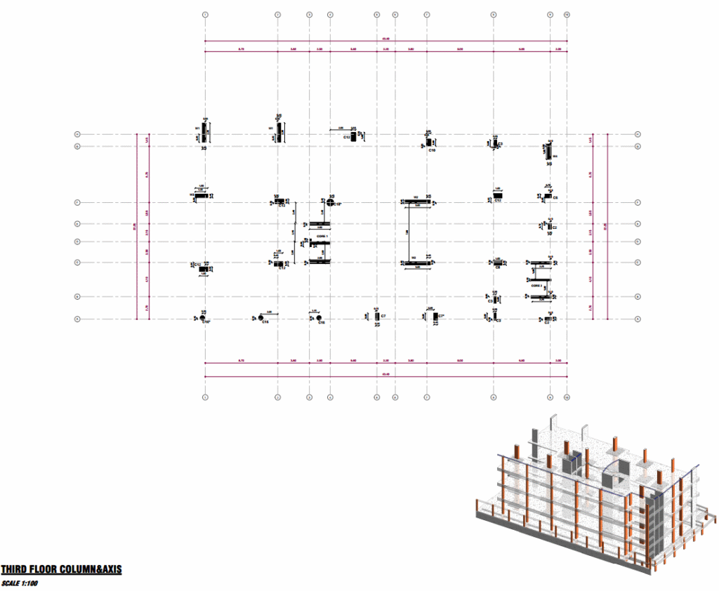 خدمة التصميم الإنشائي لعمارة 10 أدوار – Bracing Engineering Consultant | بريسينج للإستشارات الهندسية