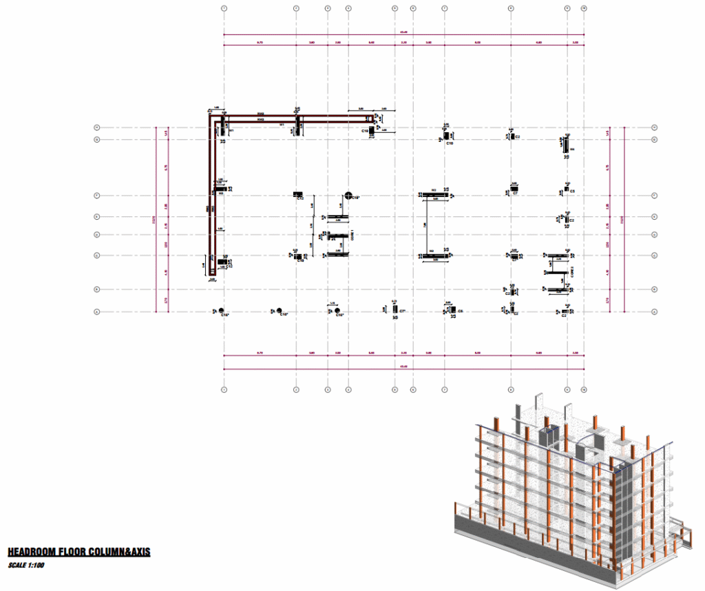 خدمة التصميم الإنشائي لعمارة 10 أدوار – Bracing Engineering Consultant | بريسينج للإستشارات الهندسية