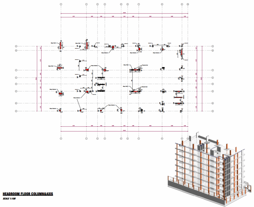 خدمة التصميم الإنشائي لعمارة 10 أدوار – Bracing Engineering Consultant | بريسينج للإستشارات الهندسية