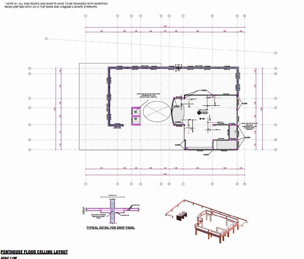 خدمة التصميم الإنشائي لعمارة 10 أدوار – Bracing Engineering Consultant | بريسينج للإستشارات الهندسية