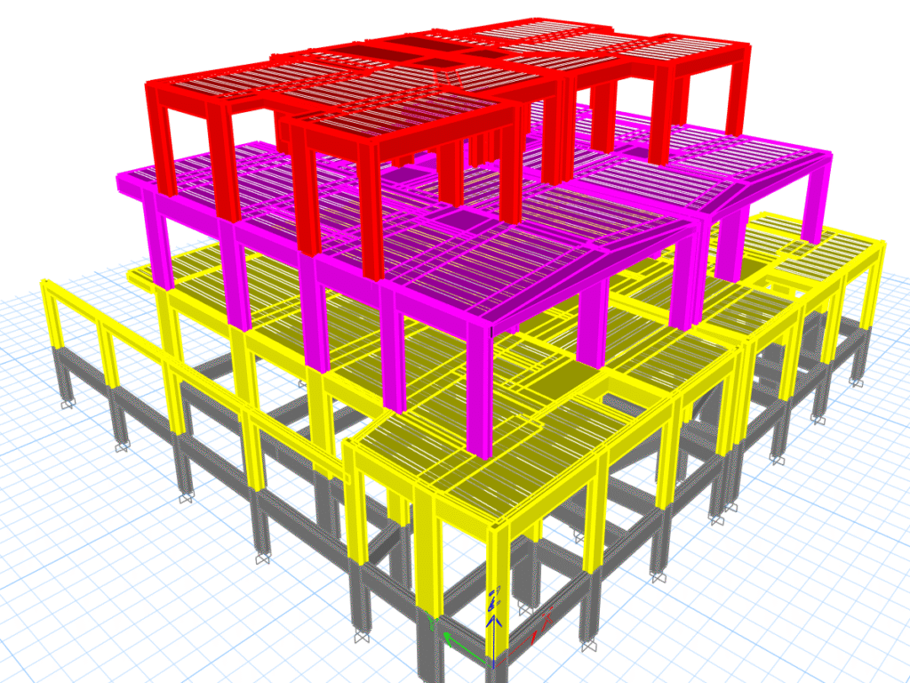 3D ETABS Model
