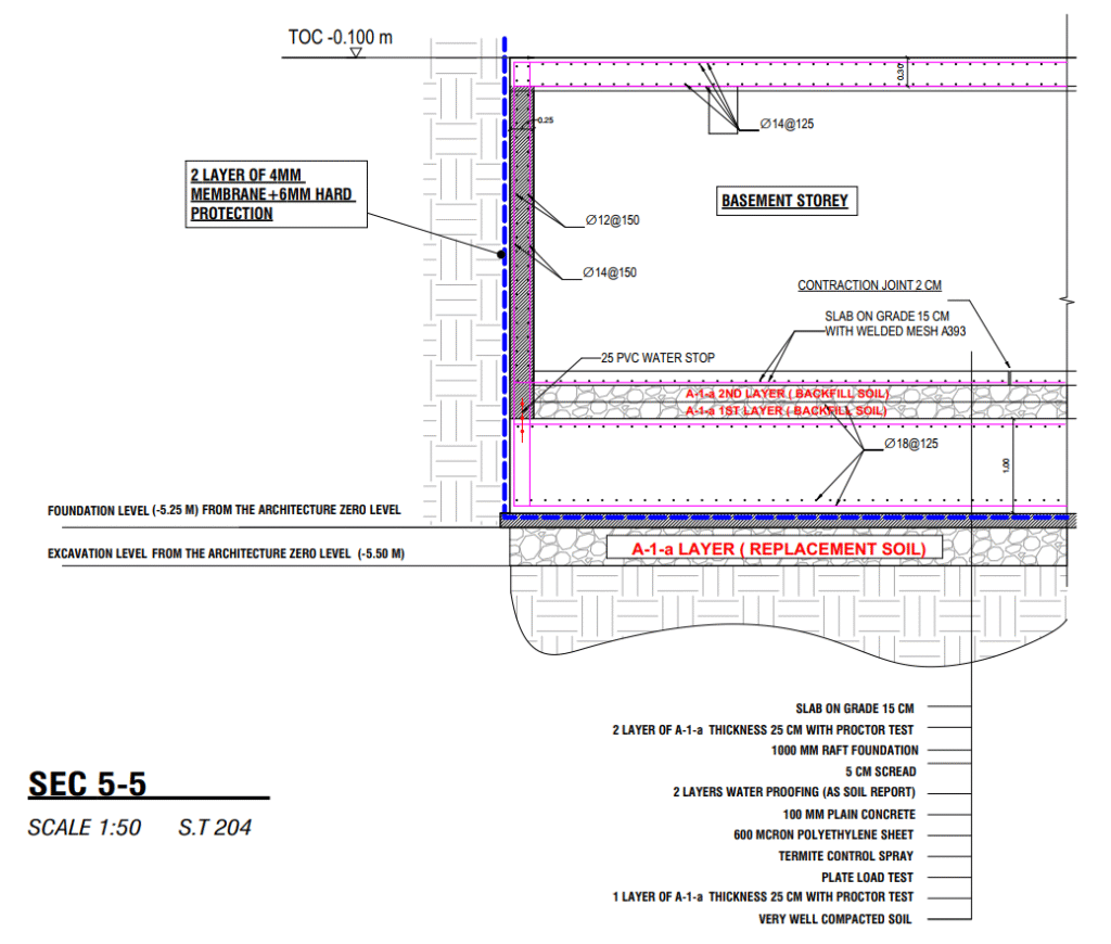 خدمة التصميم الإنشائي لعمارة 10 أدوار – Bracing Engineering Consultant | بريسينج للإستشارات الهندسية
