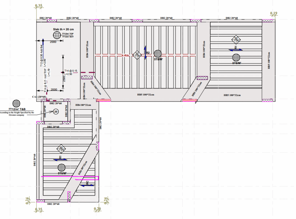 خدمة التصميم الإنشائي لفيلا سكنية – Bracing Engineering Consultant | بريسينج للاستشارات الهندسية