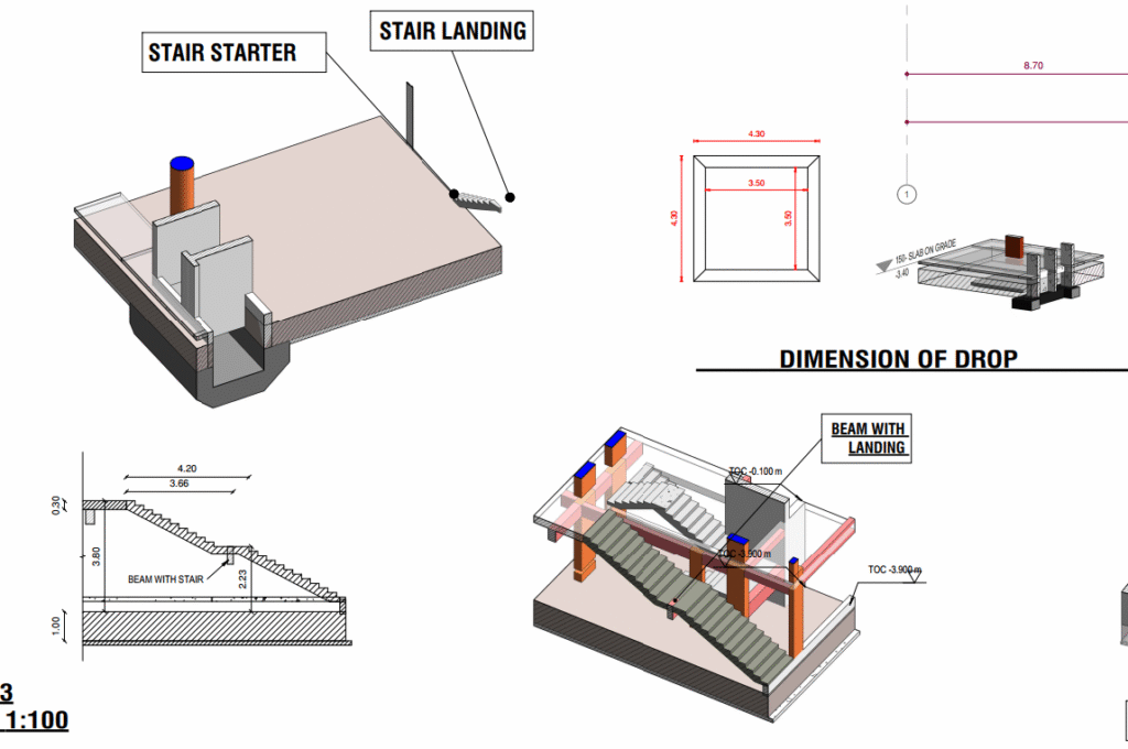 خدمة التصميم الإنشائي لعمارة 10 أدوار – Bracing Engineering Consultant | بريسينج للإستشارات الهندسية