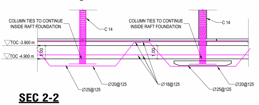 خدمة التصميم الإنشائي لعمارة 10 أدوار – Bracing Engineering Consultant | بريسينج للإستشارات الهندسية