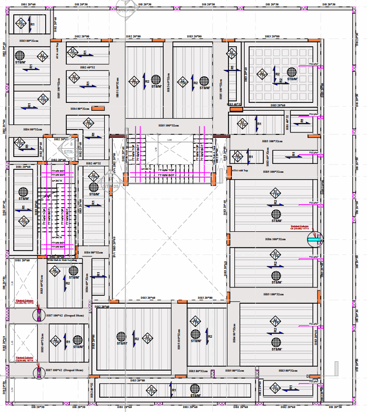 خدمة التصميم الإنشائي لفيلا سكنية – Bracing Engineering Consultant | بريسينج للاستشارات الهندسية