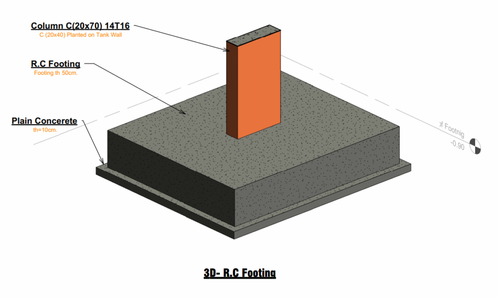خدمة التصميم الإنشائي لفيلا سكنية – Bracing Engineering Consultant | بريسينج للاستشارات الهندسية