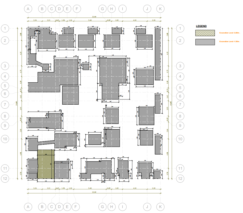 خدمة التصميم الإنشائي لفيلا سكنية – Bracing Engineering Consultant | بريسينج للاستشارات الهندسية